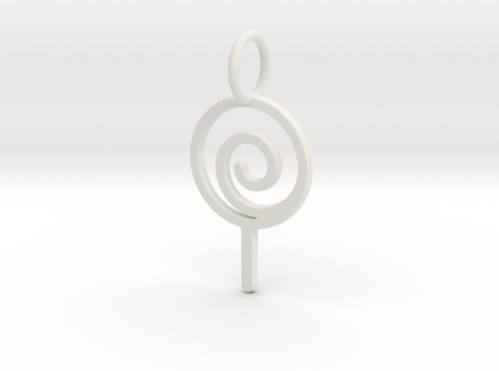 Lollipop Keychain 3d printed