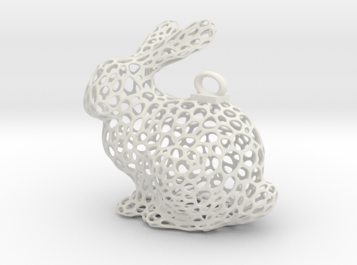 Rabbit Keychain 3d printed