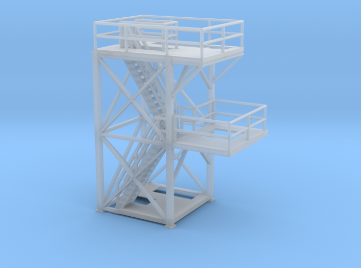 'N Scale' -10'x10'x20' Tower Top With Platform for 3d printed