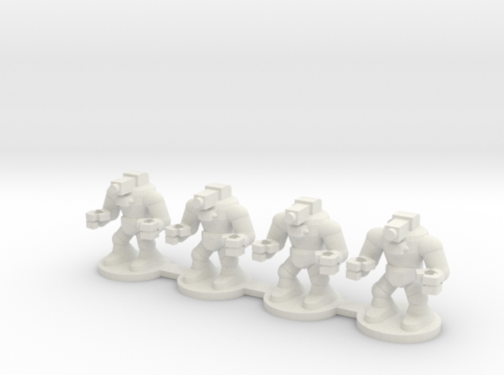 Orc War Robot 3d printed