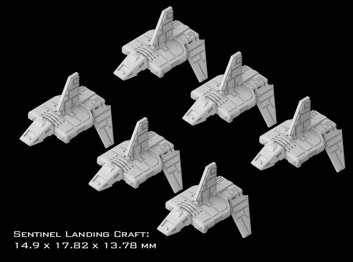 (Armada) 6x Sentinel Landing Craft 3d printed