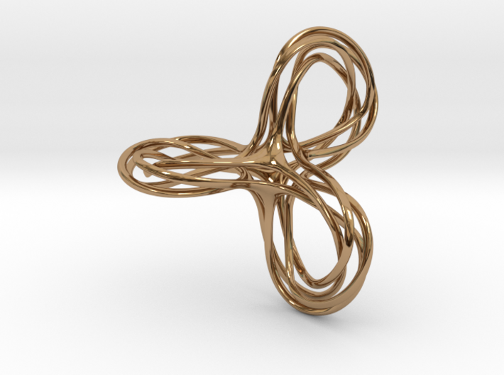 Tri-Moebius Knot 3d printed