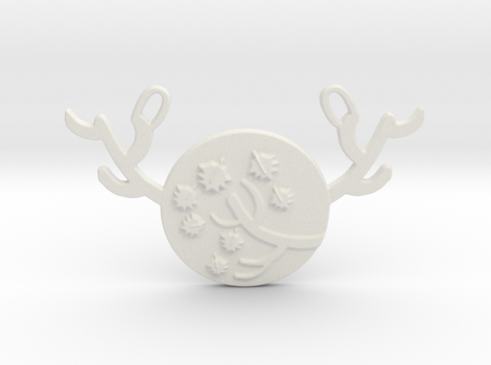 Horned Moon Autumn by ~M. 3d printed