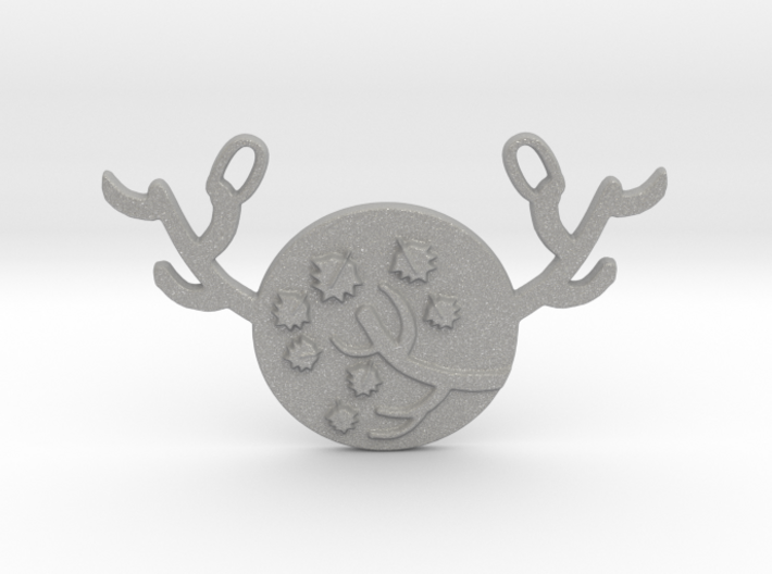 Horned Moon Autumn by ~M. 3d printed