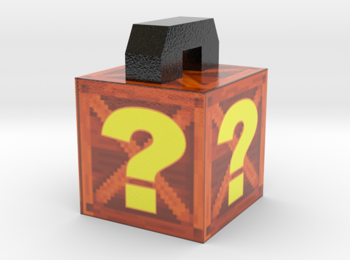 Crash Bandicoot Box - Pendant/Necklace/Keychain 3d printed