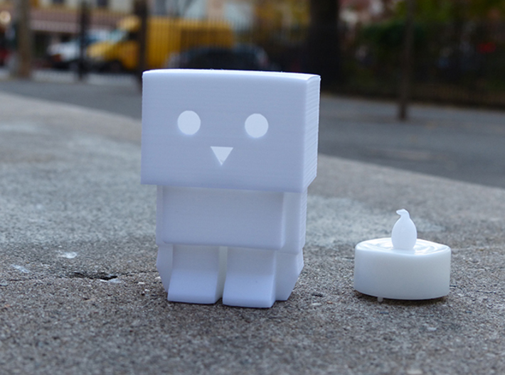 Tofubot LED Tea Light Holder 3d printed 