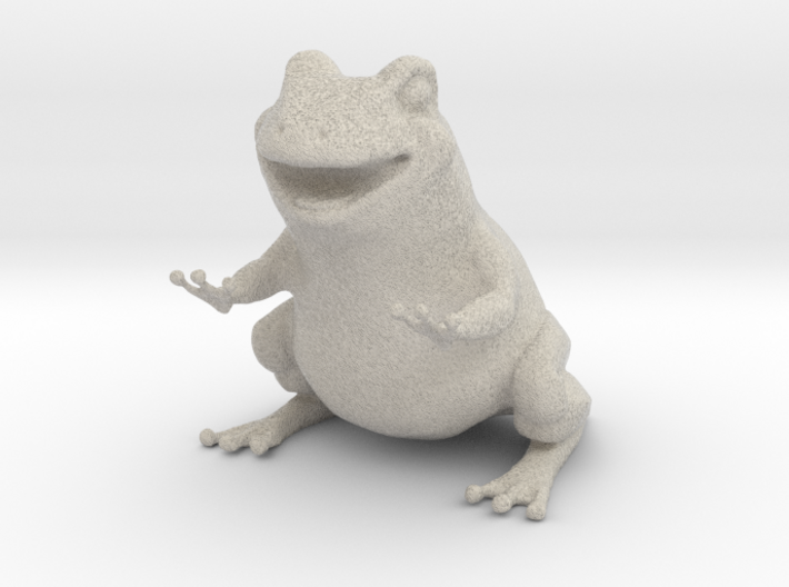 Frog figurine 3d printed