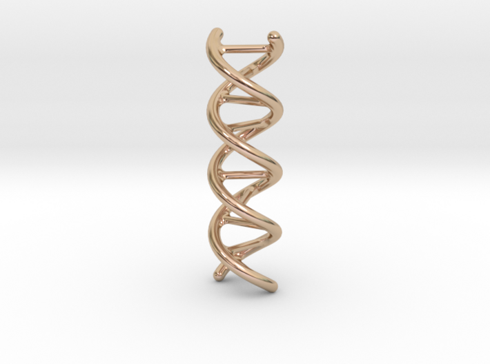DNA Pendant 3d printed