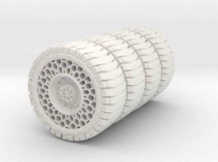 46mm airless tires 3d printed
