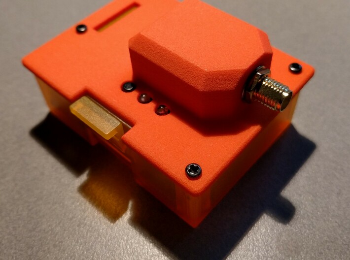 orangeRx UHF 1W JR Module Case Lid 3d printed