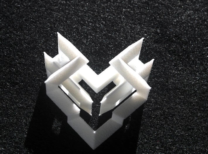 Cubic Heart 3d printed Top view
