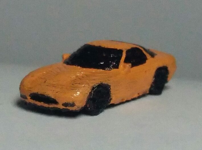 1/150 Mazda RX7 FD3S X3 3d printed just example, printed with my desktop printer.