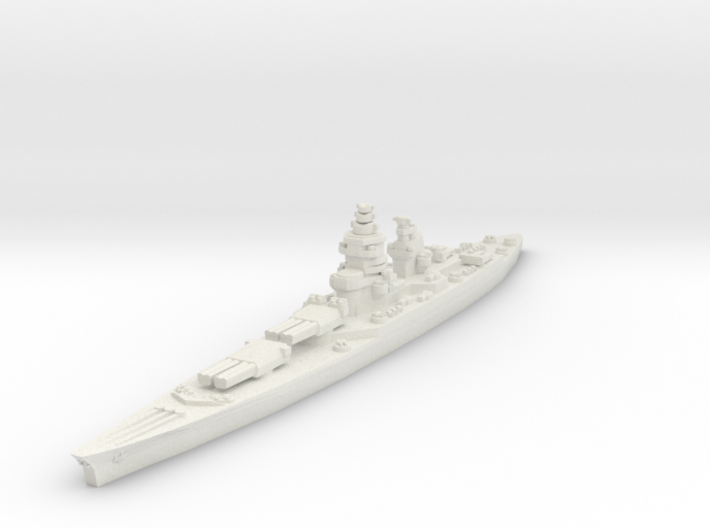 Richelieu battleship (1943 post-refit) 1/1800 3d printed