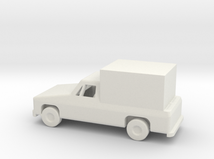 1/144 Scale Pickup With Box 3d printed