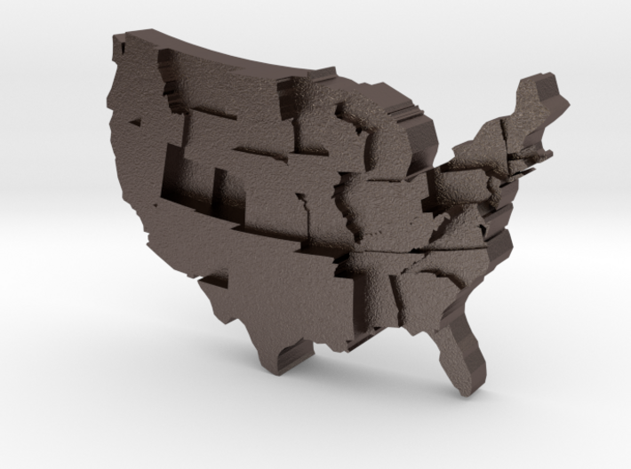 USA by Obesity 3d printed