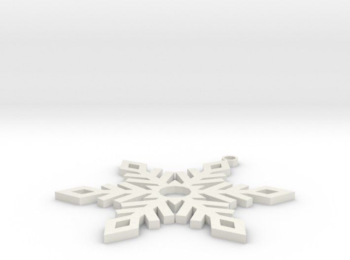 Snow Ornament V2 3d printed