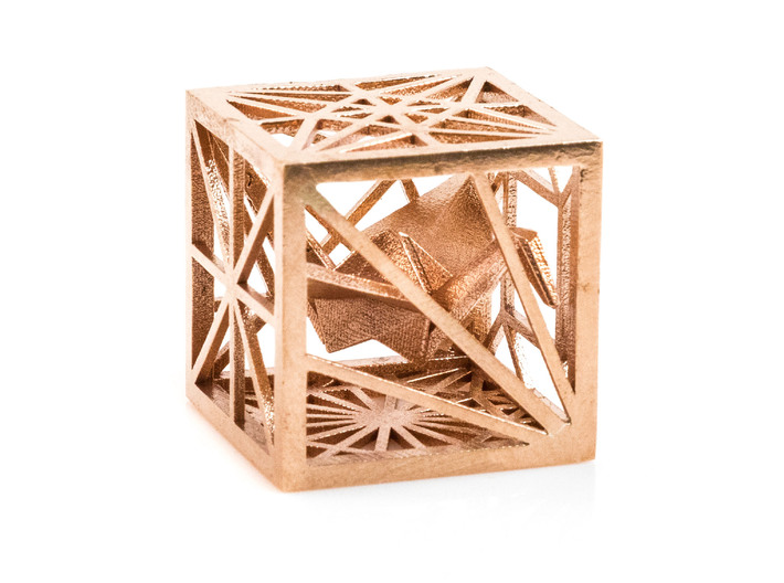 Origami Cubed Bases 3d printed