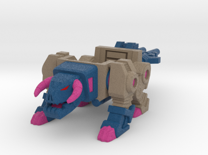 Horri-Bull, Full Color Sandstone Version 3d printed