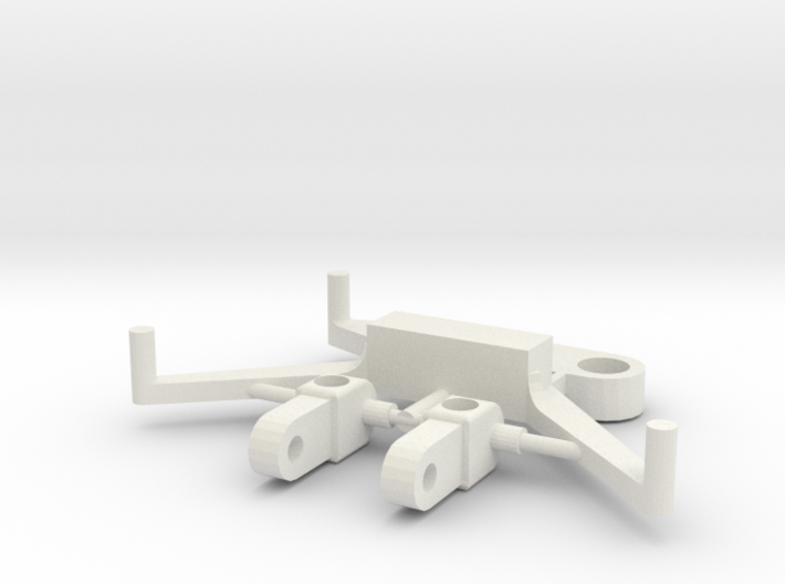 SP4 Spare Parts for CK4 Chassis Kit 3d printed White Strong &amp; Flexible nylon plastic