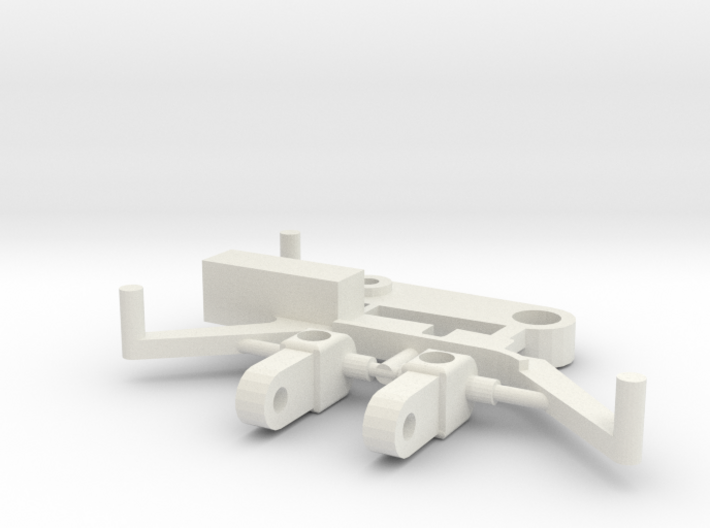SP6 Spare Parts for CK6 Chassis Kit 3d printed White Strong &amp; Flexible nylon plastic