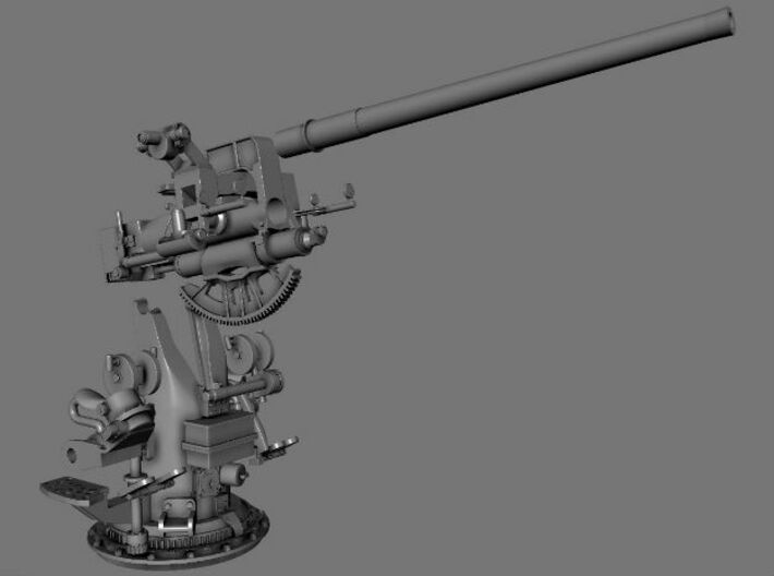 1/48 USN 3 inch 50 cal. Deck Gun (Mk22) Kit 3d printed 