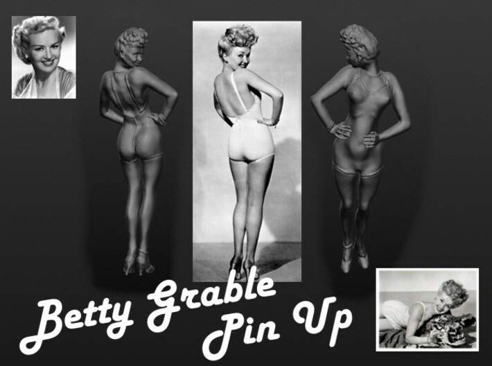 1-24 Betty Grable Bathsuit 3d printed 