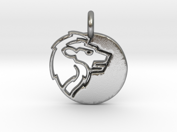 Astrology Zodiac Leo Sign 3d printed Astrology Zodiac Leo Sign in silver is shining.