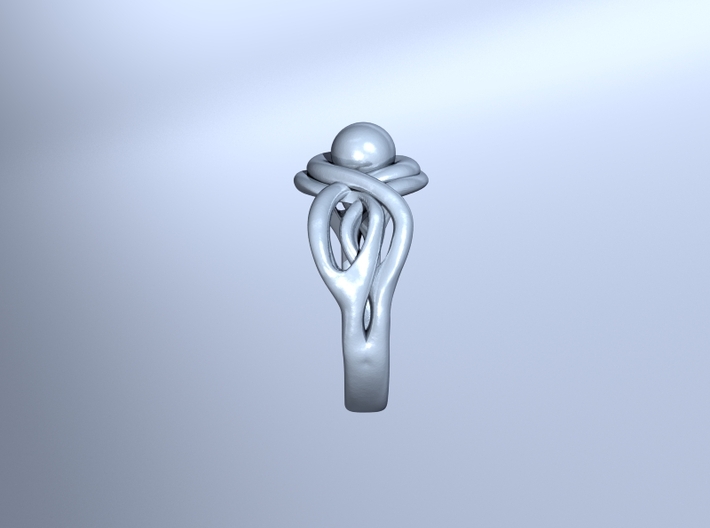 Curvy Ring 3d printed 