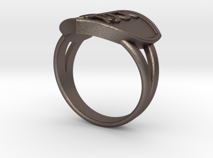 Custom Shield Ring 3d printed