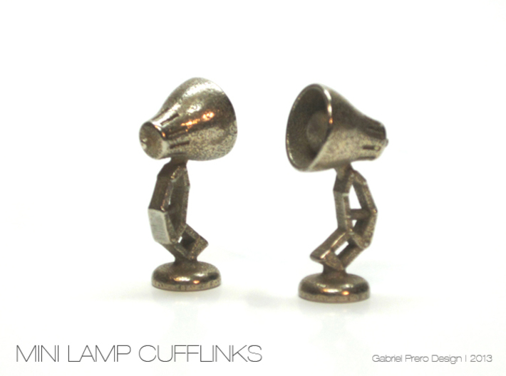 Mini Lamp Cufflink (order 2 for set) 3d printed