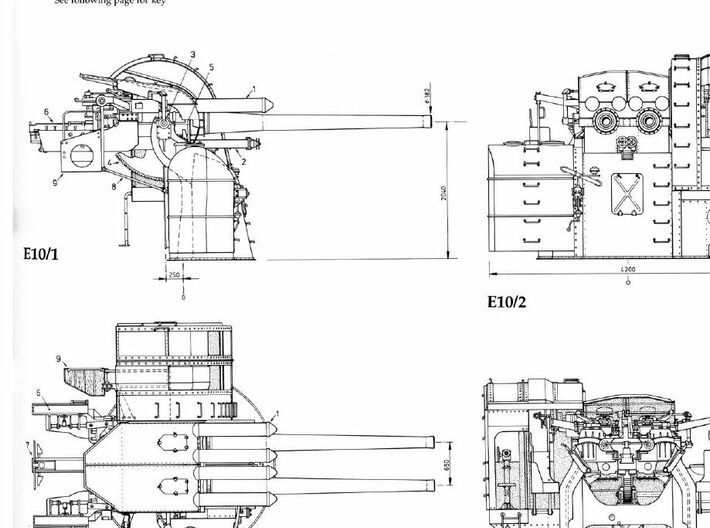 1/72 IJN 12.7 cm/40 (5") Type 89 Naval Gun Shied 3d printed 