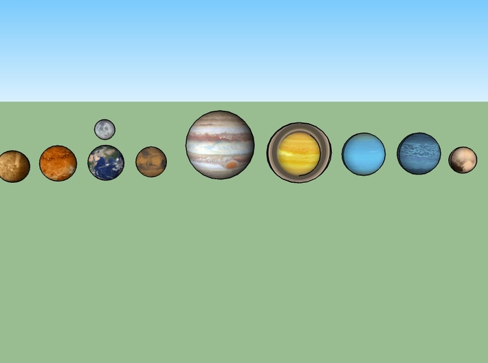 Earth's Moon 3d printed Other Planets available