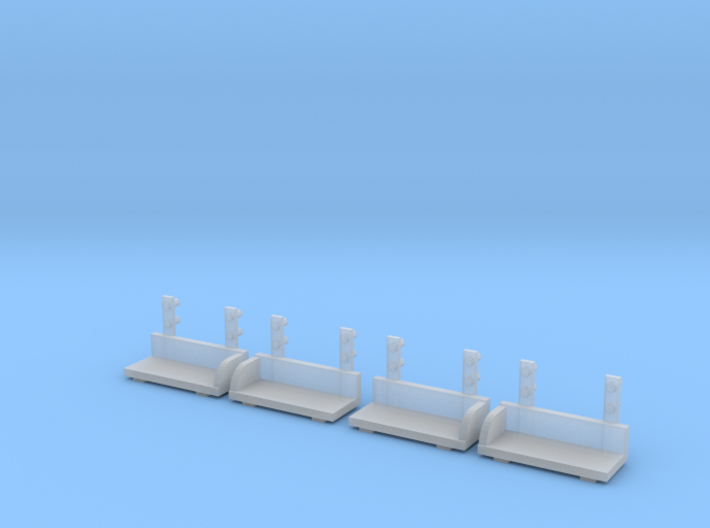 1/64 S-scale Whitcomb 65 Ton Loco Footboards 3d printed