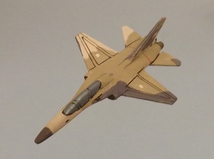 1/285 (6mm) Chin-Kuo Fighter (Taiwan) 3d printed