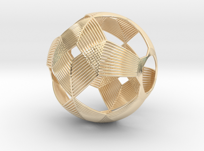 0411 Spherical Truncated Octahedron (d=6cm) #003 3d printed