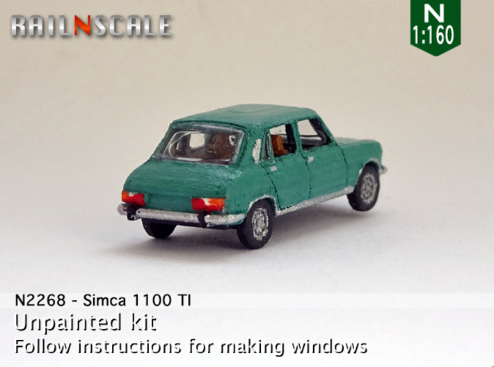 Simca 1100 TI (N 1:160) 3d printed 