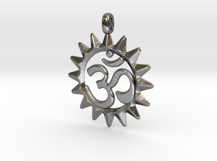 OM Symbol Jewelry Pendant 3d printed