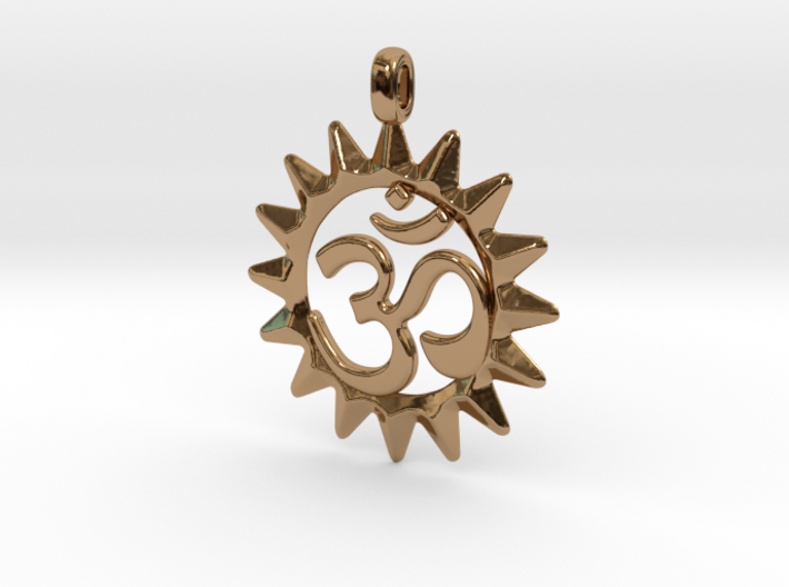 OM Symbol Jewelry Pendant 3d printed