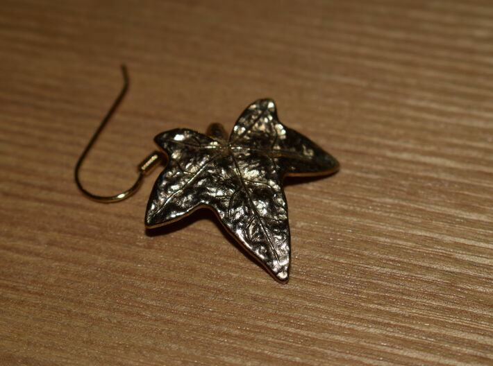 Ivy Leaf Earrings (pair) 3d printed 