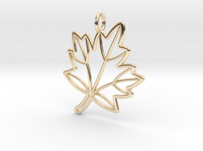Maple Leaf 3d printed