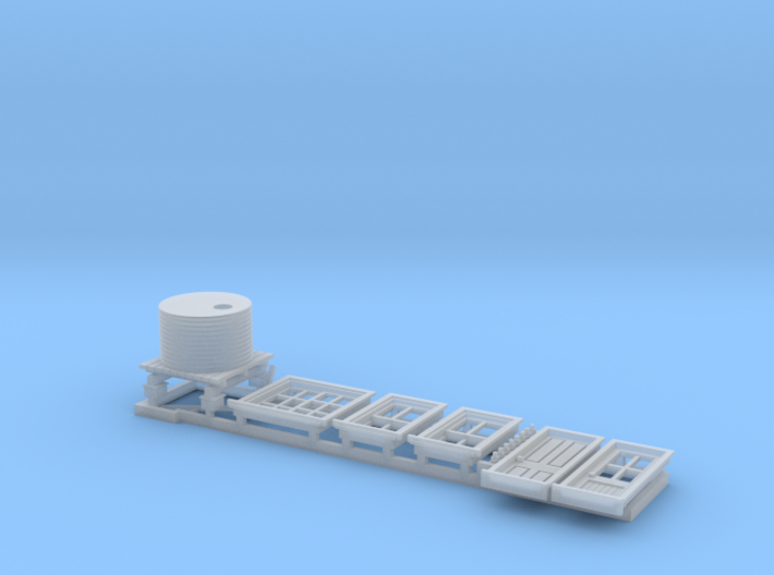 N Scale NSWR Platform Signal Box Detail Parts RH D 3d printed