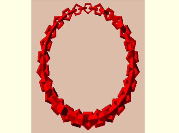 Necklace1 3d printed Digital Image