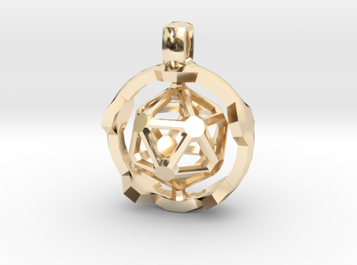 Icosahedron 3d printed