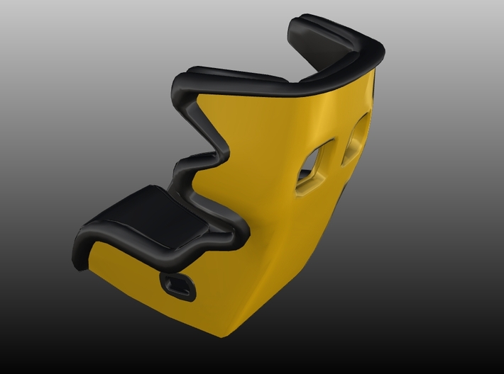 Race Seat P-CUP17 - 1/10 3d printed 