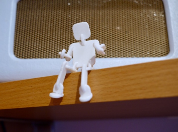 Credit Card Action Figure 3d printed 