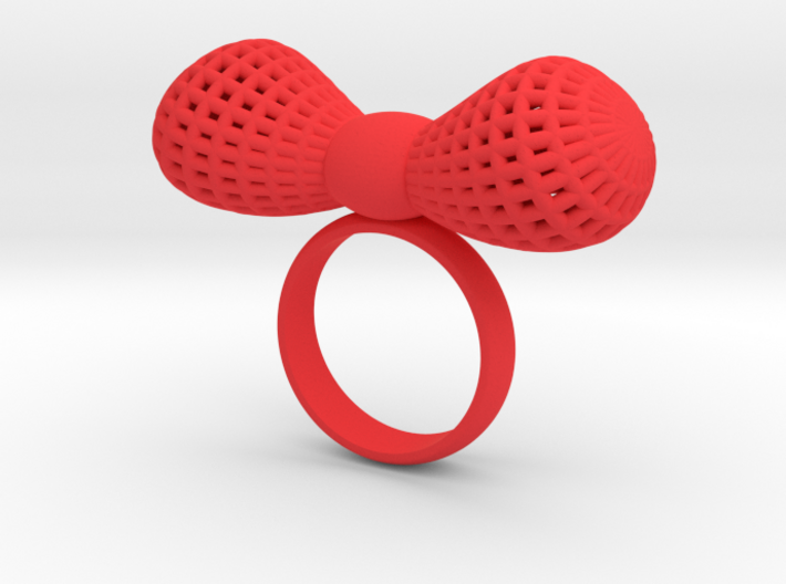 Bowtie ring 3d printed