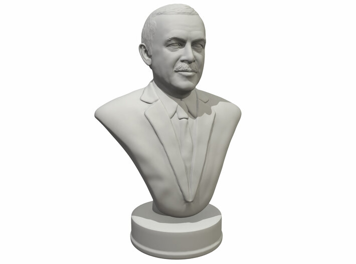 Erdogan portrait bust miniature 3d printed 