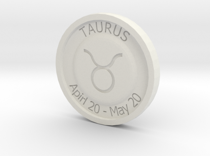 Taurus Coin 3d printed