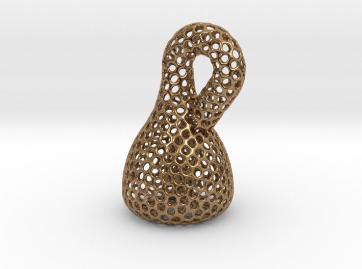 Klein bottle irregular holes weave 3d printed