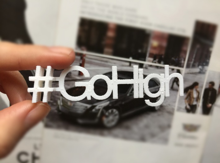 #GoHigh 3d printed 